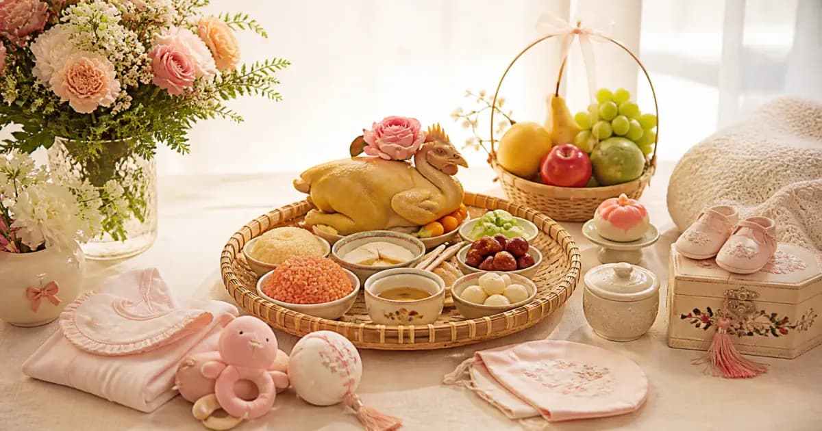 Cách cúng đầy tháng cho bé trai, bé gái: mâm cúng, bài cúng & giờ tốt