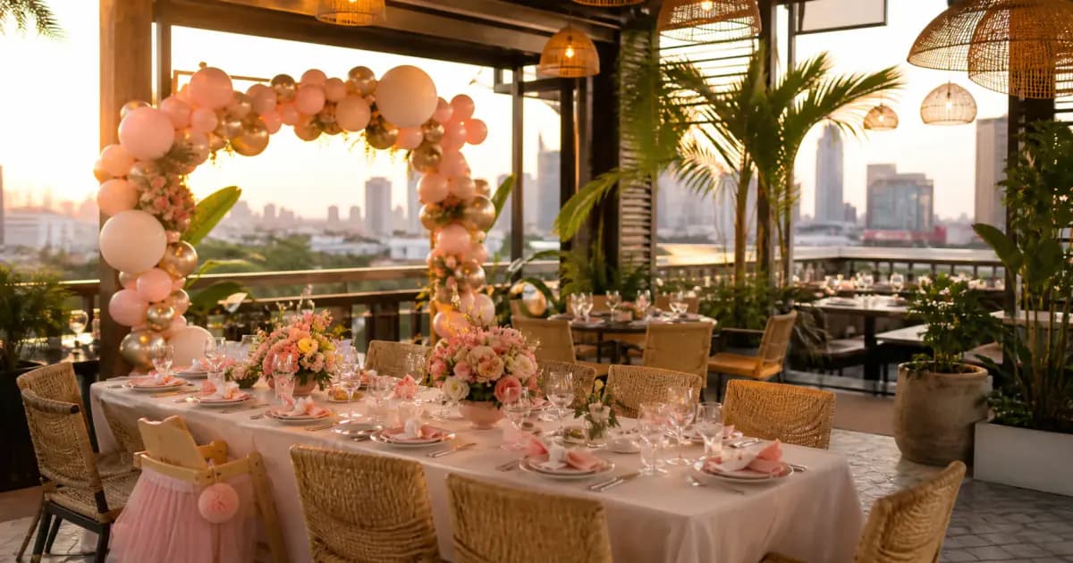 Địa điểm tổ chức tiệc thôi nôi, sinh nhật ở TP.HCM được nhiều gia đình chọn