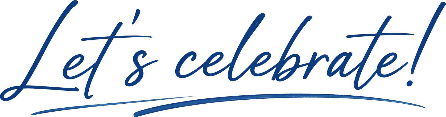 Let's celebrate!